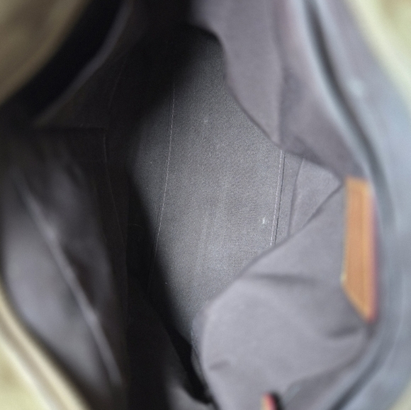 Coach Beige/Brown Signature Coated Canvas and Leather Tote Bag. - Picture 8 of 9